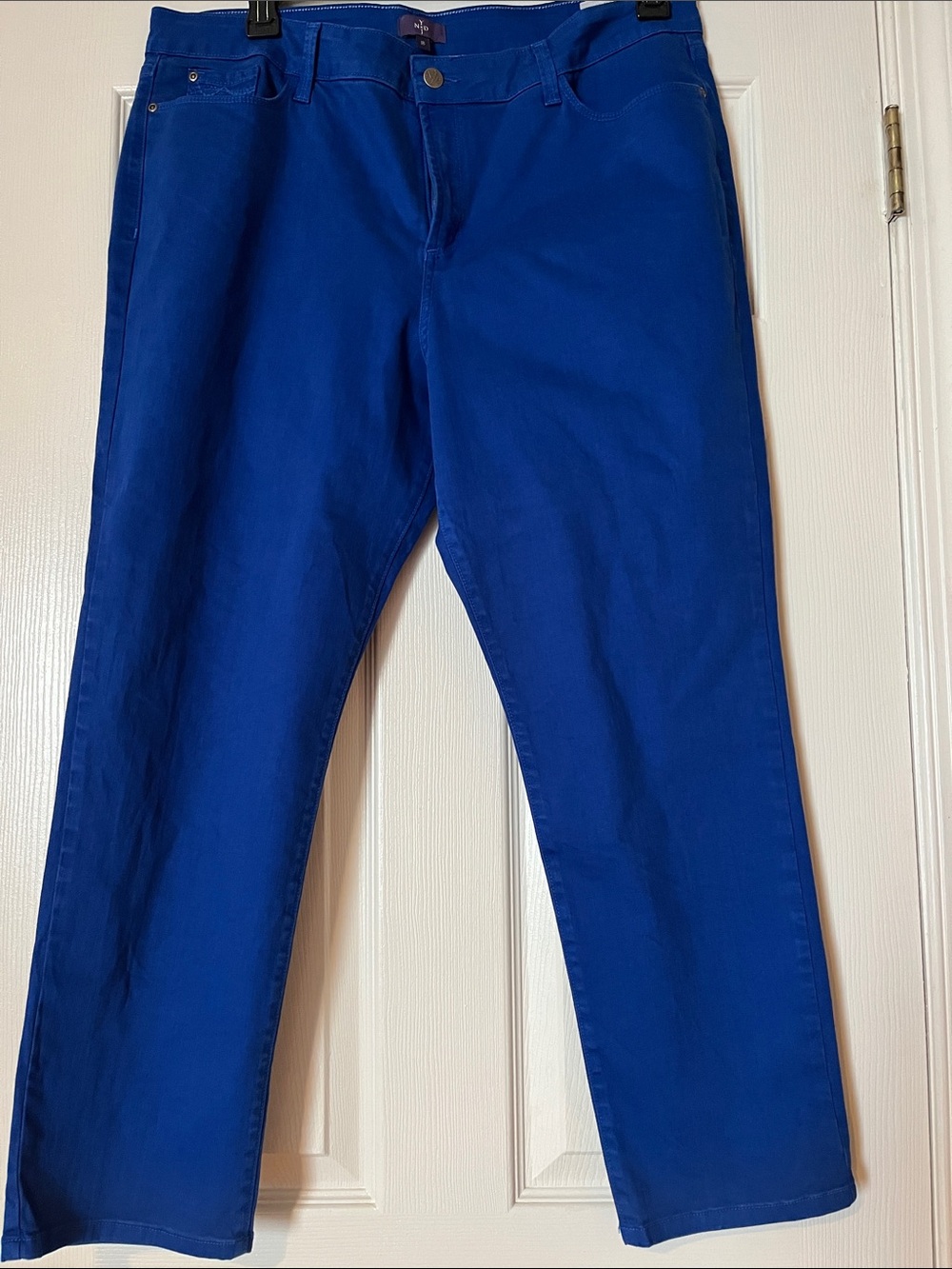 NYDJ Women's Straight Leg Jeans in Royal Blue